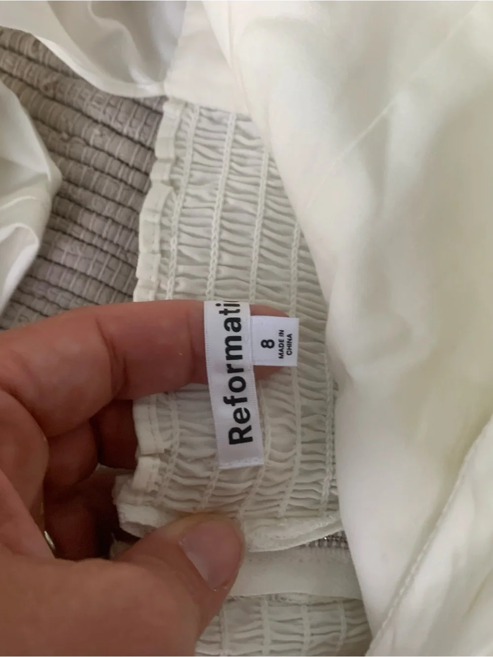 Reformation top womens